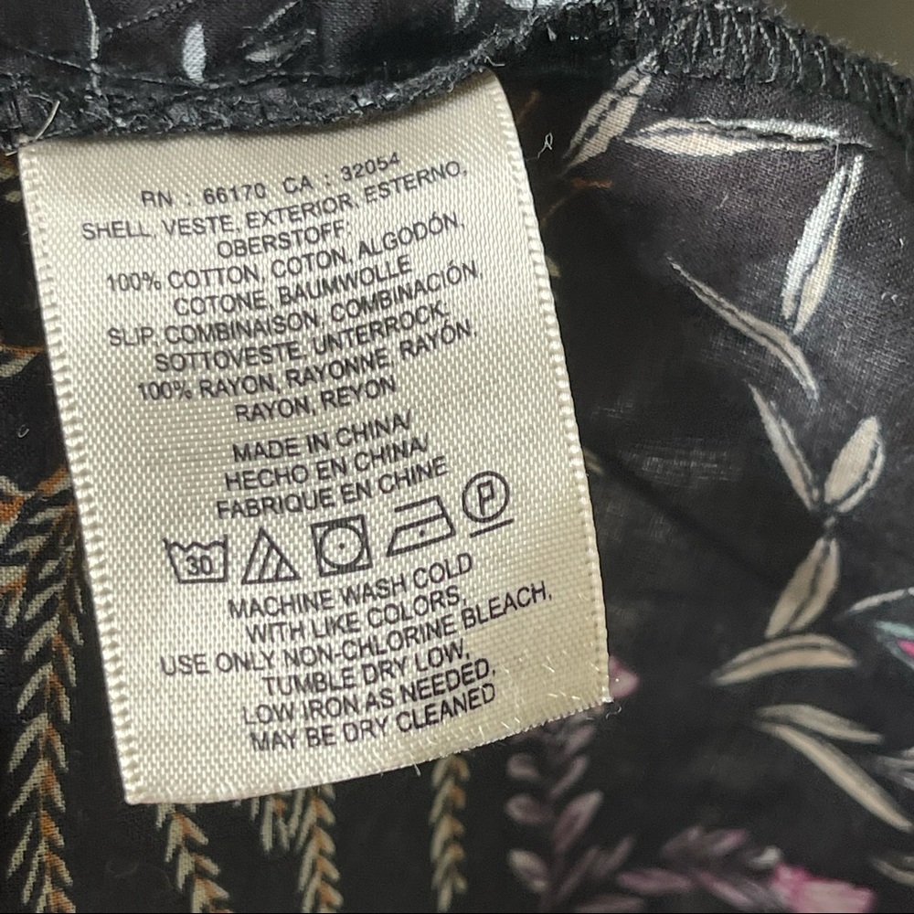 Anthropologie Moulinette Soeurs Lily Peasant floral print unlined Dress size 12 - Picture 9 of 9